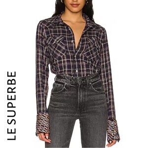 Revolve | Le Superbe Women's Superstoned Cowboy Shirt size 6